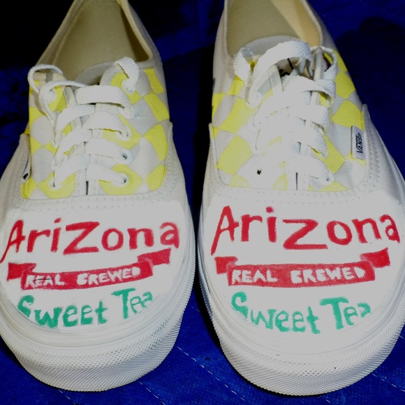 Vans Arizona Iced Tea Sneakers - 9 Men Women 10.5 - Picture 3 of 7